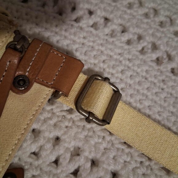 FOSSIL CLOTH CROSSBODY-YELLOW - Picture 8 of 9